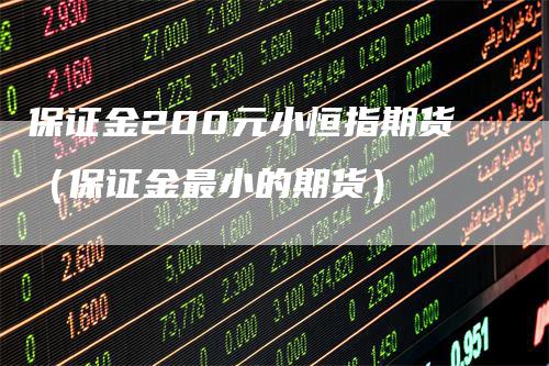 保证金200元小恒指期货（保证金最小的期货）