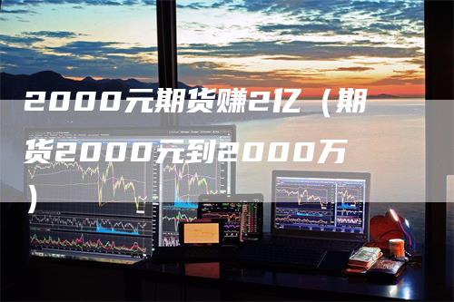 2000元期货赚2亿（期货2000元到2000万）