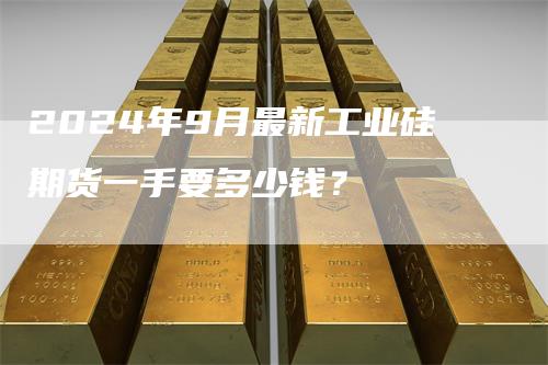 2024年9月最新工业硅期货一手要多少钱？