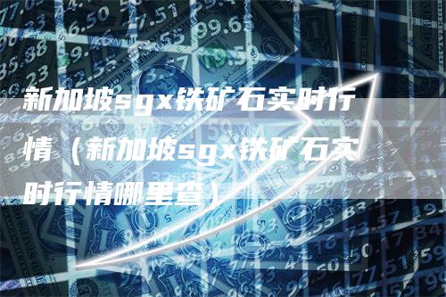 新加坡sgx铁矿石实时行情（新加坡sgx铁矿石实时行情哪里查）