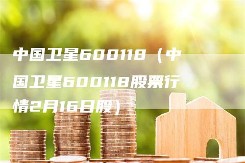 中国卫星600118（中国卫星600118股票行情2月16日股）