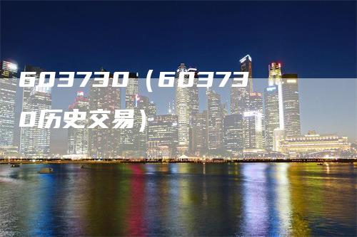 603730（603730历史交易）