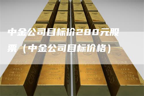 中金公司目标价280元股票（中金公司目标价格）